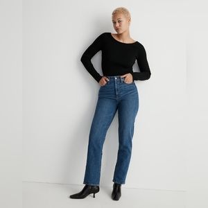 🏷NWT🏷️ Madewell Womens Curvy Perfect Vintage Straight Jeans in Mayfield Sz 27